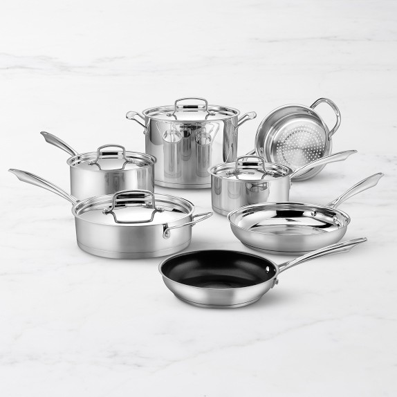 Cuisinart Professional Series Stainless-Steel Mixed Material 11-Piece Cookware Set