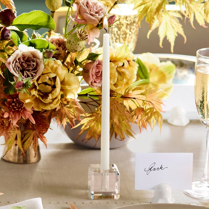Waterford Treviso Candlestick, Pair | Williams Sonoma