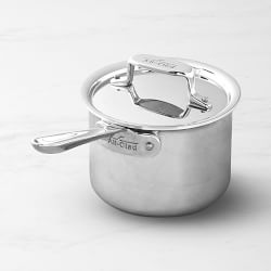 All-Clad D5® Stainless-Steel Saucepan, Set of 2