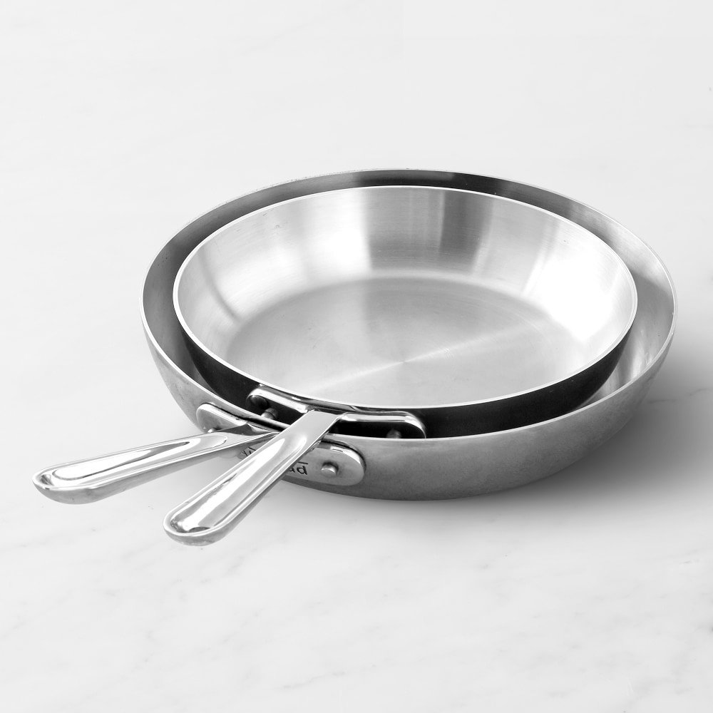 All-Clad D5® Stainless-Steel French Skillet, Set of 2 - Set of 2