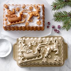 Nordic Ware Nonstick Cast Aluminum 'Twas the Night Before Christmas Loaf Pan
