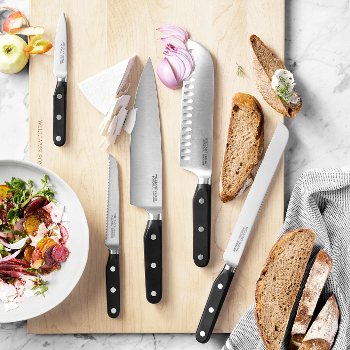 Williams Sonoma Elite Beechwood Knife Block, 7-Pc Set | Williams