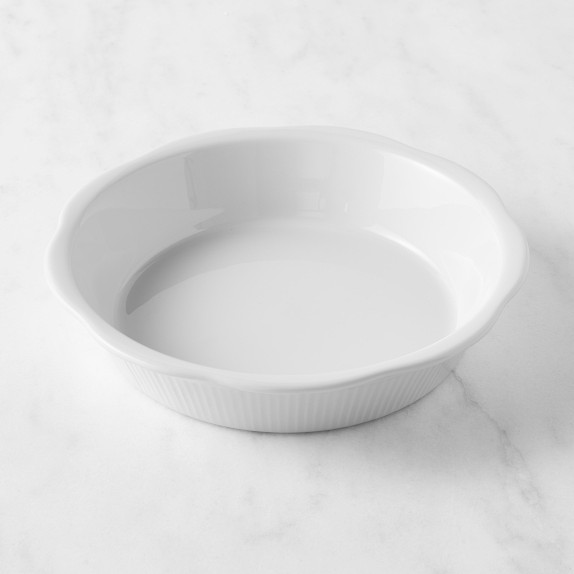 Pillivuyt Plisse Porcelain Pie Dish