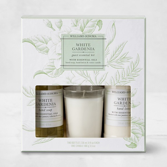 Williams Sonoma White Gardenia Guest Gift Set | Williams Sonoma