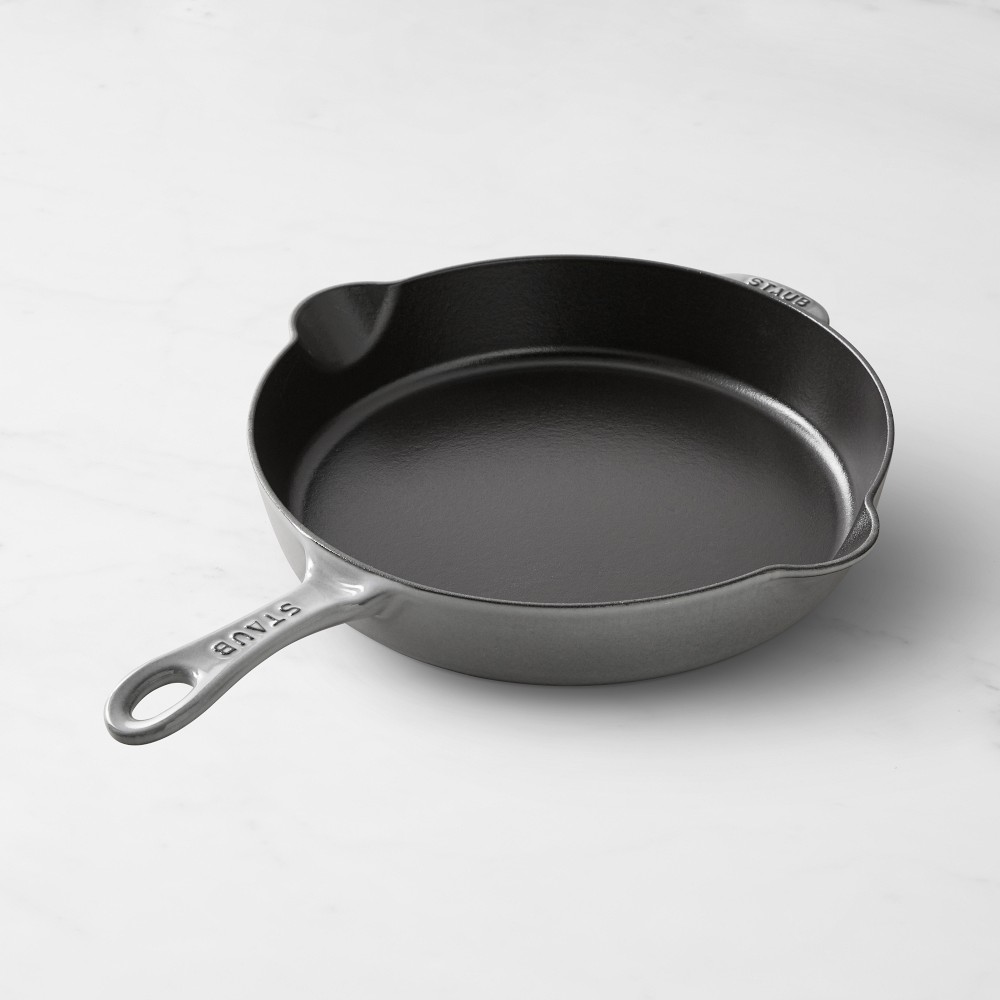 Staub Enameled Cast Iron Traditional Deep Skillet - 11", Graphite