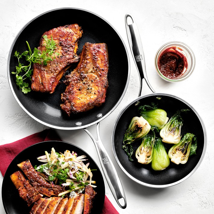 Zwilling Forte Plus Nonstick Fry Pan Set of 3 | Williams Sonoma