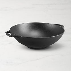Lodge Classic Seasoned Cast Iron Wok, 16 3/4"