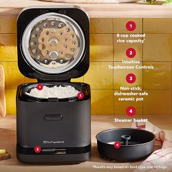 KitchenAid® Compact Tankless Grain &amp; Rice Cooker