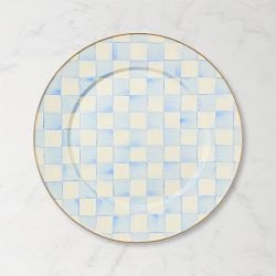 MacKenzie-Childs Sky Check Platter