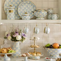 MacKenzie-Childs Sky Check Collection