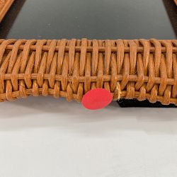 OPEN BOX:AERIN Wicker Scalloped Gallery Frame, 5" X 7"