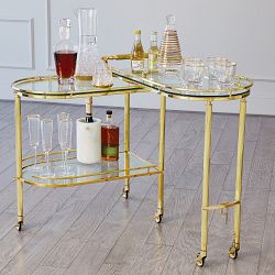 Bella Folding Bar Cart (31")