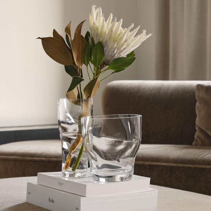Vintage Etched Glass Vase | Williams Sonoma