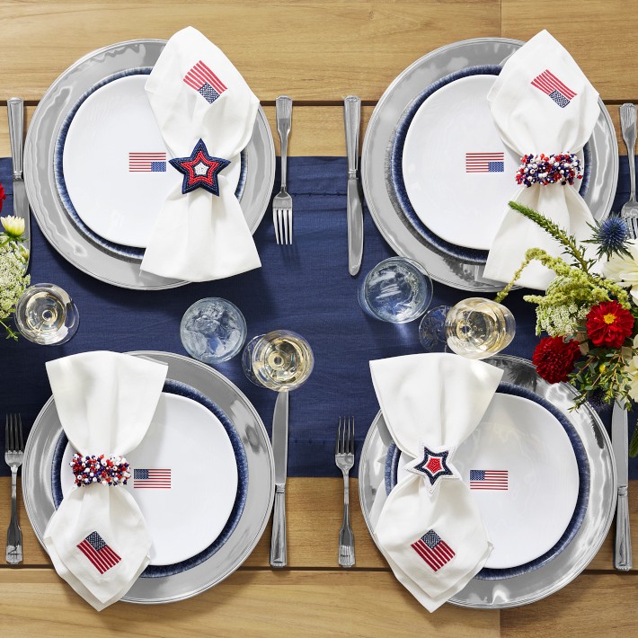 American Flag Dinner Plates | Williams Sonoma