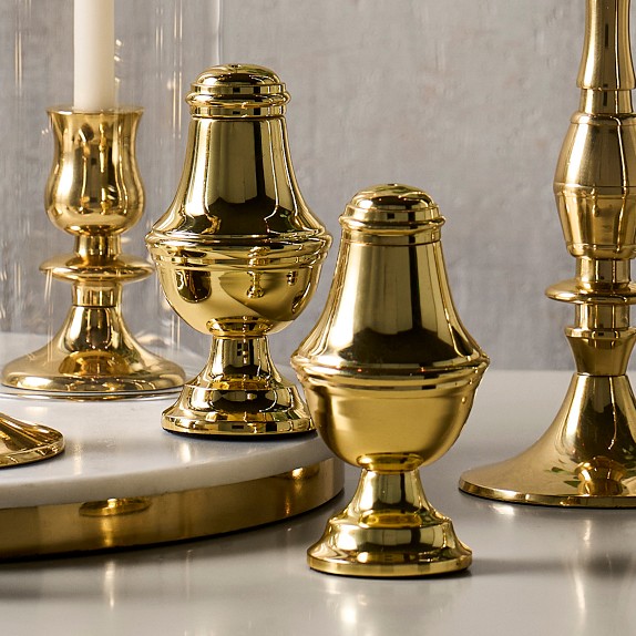Heirloom Gold Salt & Pepper Shakers