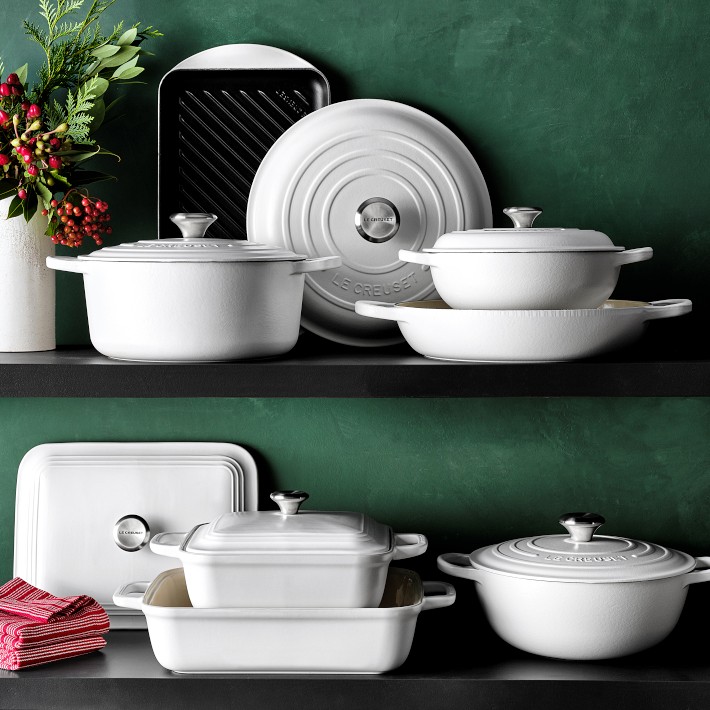 LE CREUSET 食器セット ホワイト Le Creuset Matte White Cookware Collection | Williams Sonoma