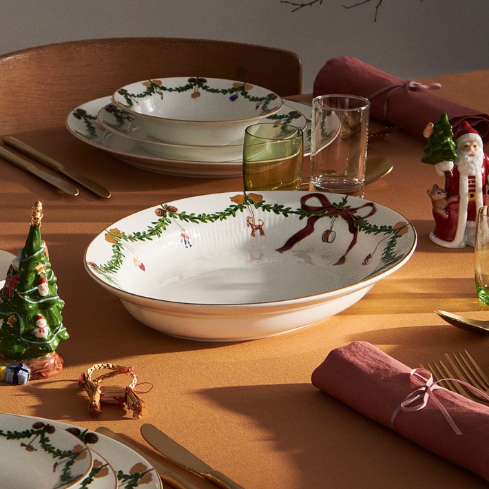 Royal Copenhagen Star Fluted Deep Dish | Williams Sonoma