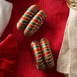 Double Bangle Napkin Rings, Set of 4