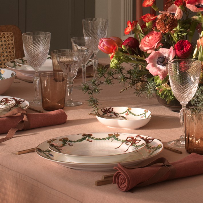 Royal Copenhagen Star Fluted Dinner Plate | Williams Sonoma