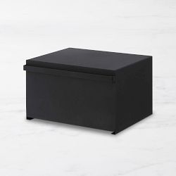 OPEN BOX:Yamazaki Home Tower Bread Box, Black
