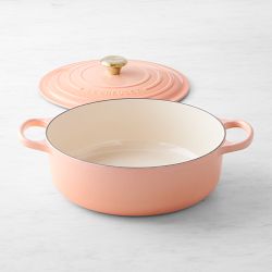 Le Creuset Signature Enameled Cast Iron Round Wide Dutch Oven, 6.75-Qt.