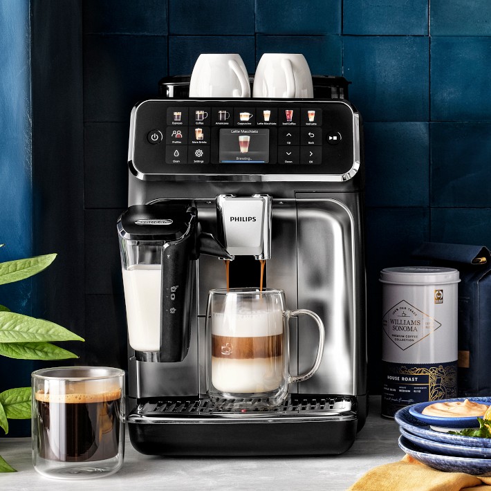 PHILIPS ネスプレッソマシーン Philips 5500 Espresso Machine with LatteGo | Williams Sonoma
