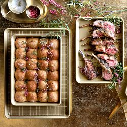 Williams Sonoma Goldtouch® Pro Nonstick Non Corrugated Half Sheet with Cooling Rack