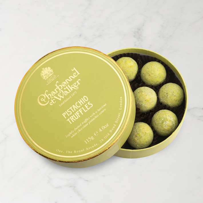 Charbonnel et Walker Pistachio Truffles | Williams Sonoma