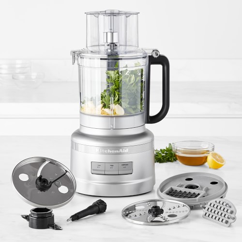 KitchenAid® Food Processor with Dicing Kit, Contour Silver, 13-cup