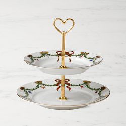 Royal Copenhagen Star Fluted 2-Tier Stand