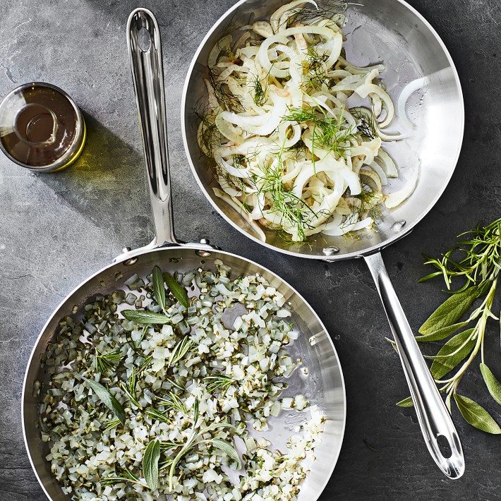 All-Clad D5 Stainless-Steel Skillet Set of 2 | Williams Sonoma