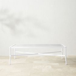 Bridgehampton Outdoor Coffee Table, White (54")