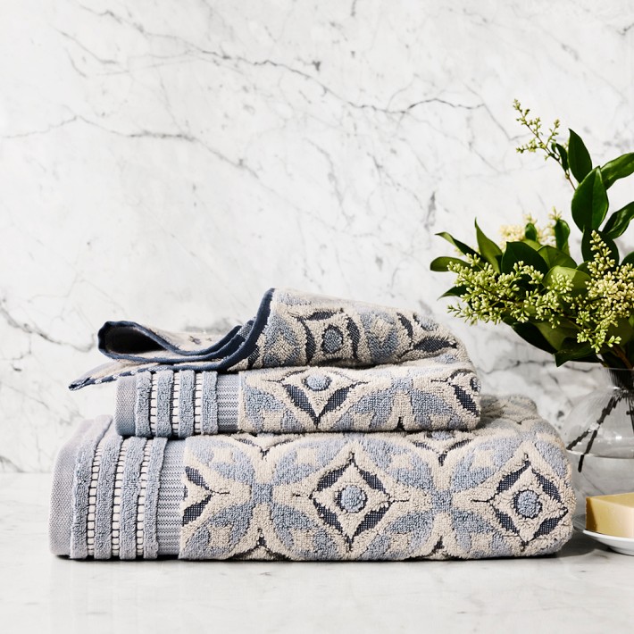 Jetson Bath Towels, Turkish Cotton | Williams Sonoma