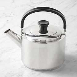 Demeyere Resto Stainless-Steel Tea Kettle, 5-Qt.