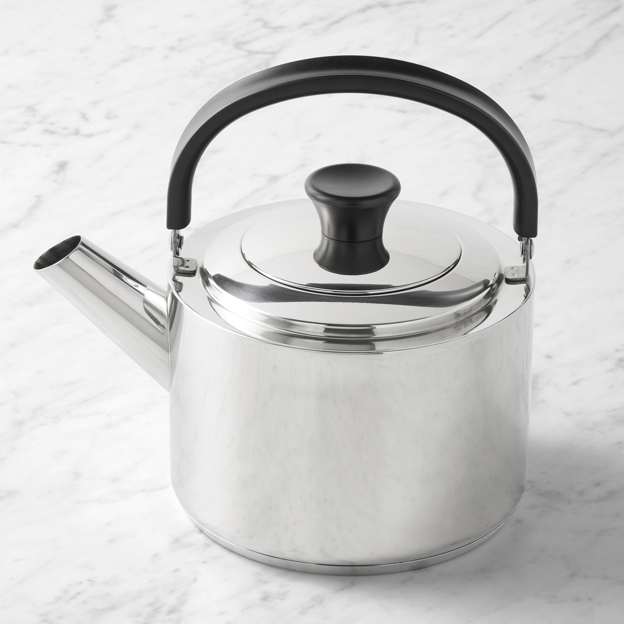 Demeyere Resto Stainless-Steel Tea Kettle | Williams Sonoma display picture 1