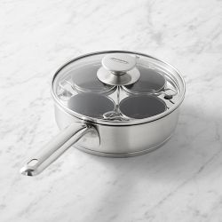 Demeyere Stainless Steel Ceramic Nonstick Egg Poacher