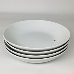OPEN BOX:Pillivuyt Coupe Porcelain Pasta Bowls, Set of 4, White