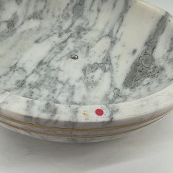 OPEN BOX:Williams Sonoma Arabescato Marble Fruit Bowls, Two-Tiered