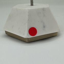 OPEN BOX:Honeycomb Marble Tiered Fruit Basket