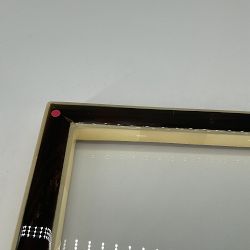 OPEN BOX:Horn and Bone Picture Frame, Dark, 8" X 10"