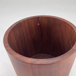 OPEN BOX:Hold Everything Utensil Holder, Walnut Finish