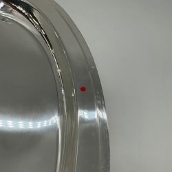 OPEN BOX:Silver Oval Tray, Large