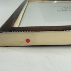 OPEN BOX:Horn and Bone Picture Frame, Dark, 8" X 10"