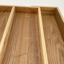 OPEN BOX:Hold Everything Expandable In Drawer Tool Organizer, Ashwood, Small