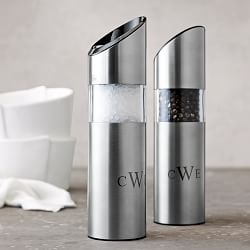 Trudeau Graviti Electric Salt &amp; Pepper Mills Set, 7"