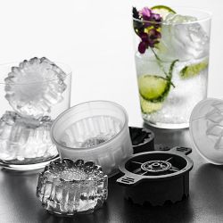 Williams Sonoma Rosebud Silicone Ice Molds, Set of 2