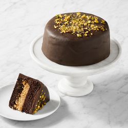 Two-Layer Chocolate Pistachio Cake, Serves 12