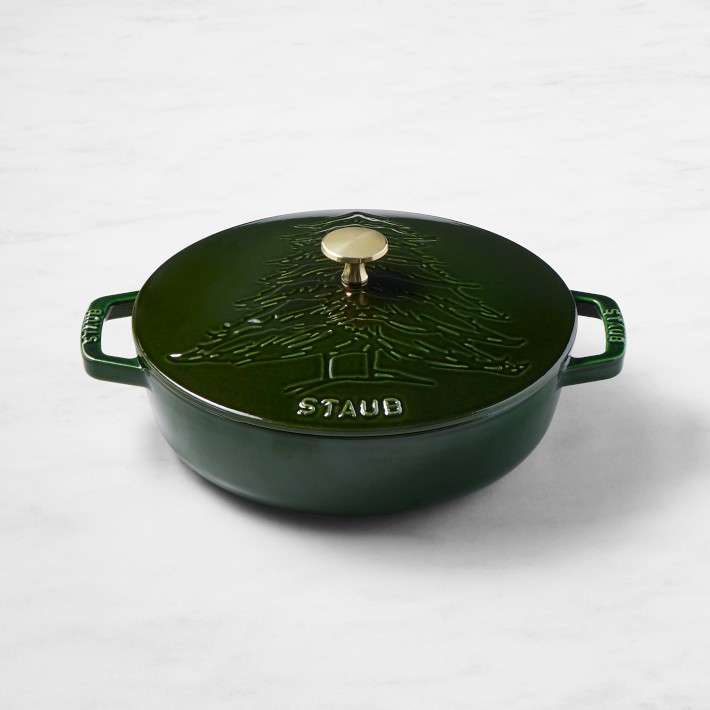 Staub Pine Tree Cast Iron Braiser, 2.5-Qt. | Williams Sonoma