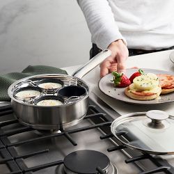 Demeyere Stainless-Steel Ceramic Nonstick Egg Poacher