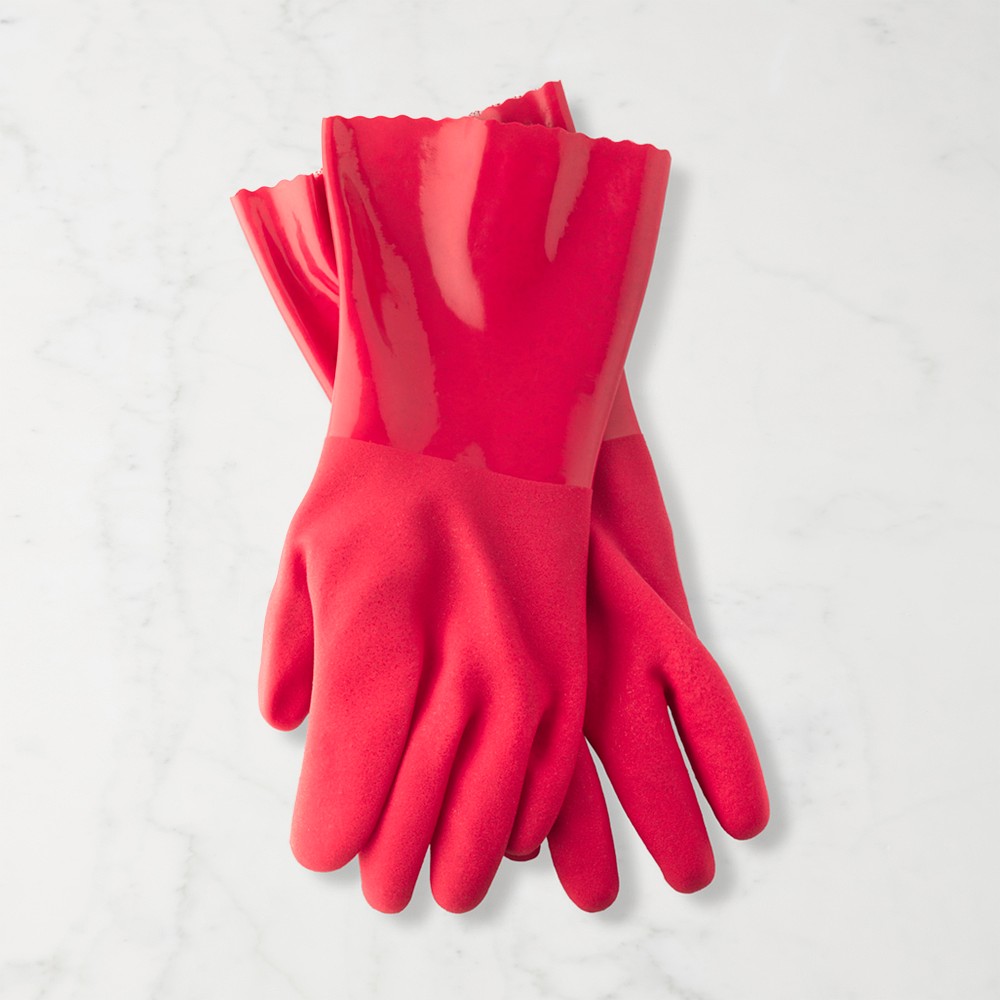 Hold Everything Red Kitchen Gloves - Large